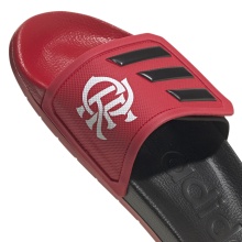 adidas Badeschuhe Adilette TND (Klettverschluss, Cloudfoam Zwischensohle) schwarz/rot - 1 Paar